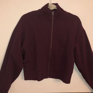 Aritzia Wilfred Free Brina Cropped Sweater